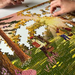 VISSEVASSE Puslespil FOREST TREASURES 1000 Brikker