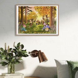 VISSEVASSE Puslespil FOREST TREASURES 1000 Brikker