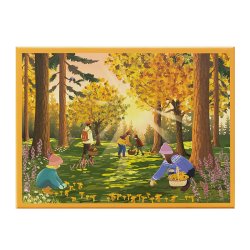 VISSEVASSE Puslespil FOREST TREASURES 1000 Brikker