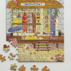VISSEVASSE Puslespil LITTLE BEACH SHOP 150 Brikker