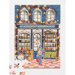 VISSEVASSE Puslespil LITTLE BOOK SHOP 150 Brikker