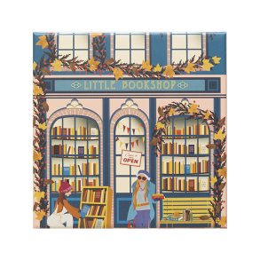 VISSEVASSE Puslespil LITTLE BOOK SHOP 150 Brikker
