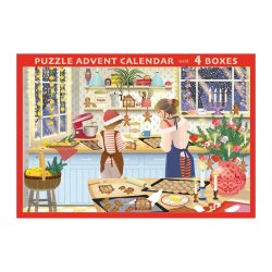 VISSEVASSE Puslespilsadventskalender SWEET CHRISTMAS 1000 Brikker