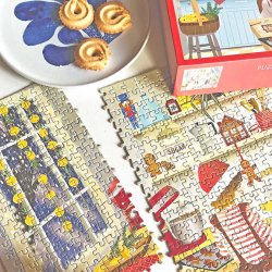 VISSEVASSE Puslespilsadventskalender SWEET CHRISTMAS 1000 Brikker