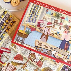 VISSEVASSE Puslespilsadventskalender SWEET CHRISTMAS 1000 Brikker