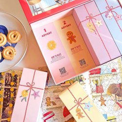 VISSEVASSE Puslespilsadventskalender SWEET CHRISTMAS 1000 Brikker