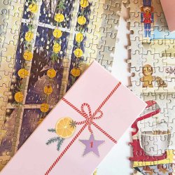 VISSEVASSE Puslespilsadventskalender SWEET CHRISTMAS 1000 Brikker