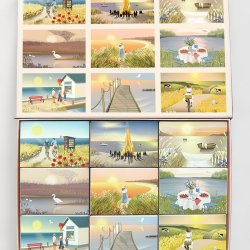 VISSEVASSE Puslespilsboks SUMMER MOMENTS m/ 9 Puslespil