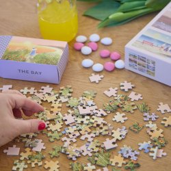 VISSEVASSE Puslespilsboks SUMMER MOMENTS m/ 9 Puslespil