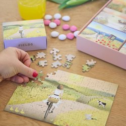 VISSEVASSE Puslespilsboks SUMMER MOMENTS m/ 9 Puslespil