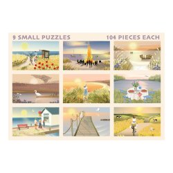 VISSEVASSE Puslespilsboks SUMMER MOMENTS m/ 9 Puslespil