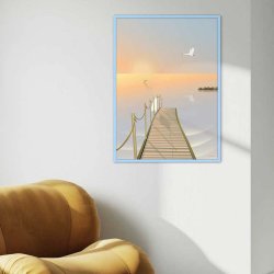 ViSSEVASSE Ramme Tr Air Blue 50x70 cm