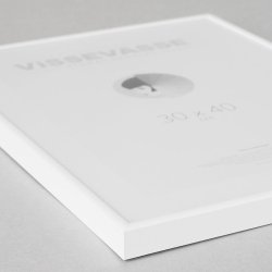 ViSSEVASSE Ramme Aluminium Hvid 15x21 cm