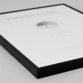 ViSSEVASSE Ramme Aluminium Sort 15x21 cm