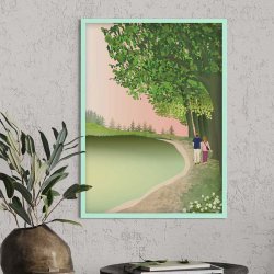 ViSSEVASSE Ramme Tr Spring Green 30x40 cm