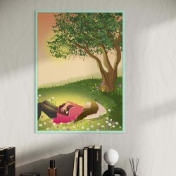 ViSSEVASSE Ramme Tr Spring Green 50x70 cm