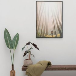 ViSSEVASSE Nature Plakat - Into The Woods