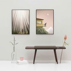 ViSSEVASSE Nature Plakat - Into The Woods