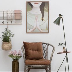 ViSSEVASSE Mindfulness Plakat - Namaste