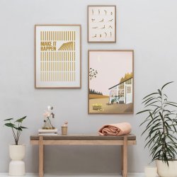 ViSSEVASSE Mindfulness Plakat - Sun Salutation