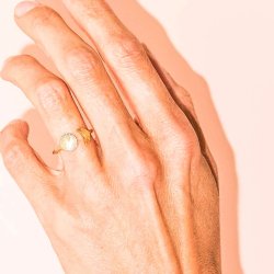 House of Vincent Fingerring - Gudrun - Forgyldt