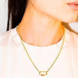 House of Vincent Alchemist Link Halskde - Forgyldt