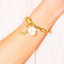 House of Vincent Alchemist Link Chunky Armbnd - Forgyldt
