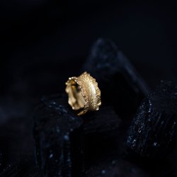 House of Vincent Fingerring - Forsaken Path - Forgyldt