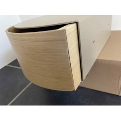 Wallie Hylde m. Skuffe - Gr Beige/Eg - 2-SORTERING