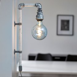 WallPipe Vglampe - Hvid - 2 stk.