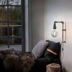 WallPipe Vglampe - Hvid - 2 stk.