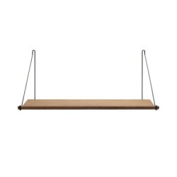 We Do Wood hylde - Loop Shelf - Rget Eg/Sort