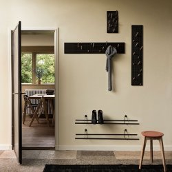 We Do Wood Skostativ - Shoe Rack - Bambus Natur/Sort