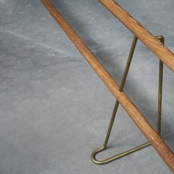 We Do Wood Skostativ - Shoe Rack - Eg/Messing