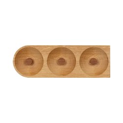 We Do Wood Solid Hook - 3 Hooks - Eg