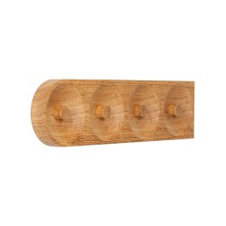 We Do Wood Solid Hook - 4 Hooks - Eg