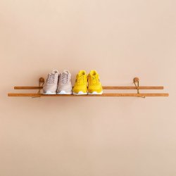 We Do Wood Skostativ - Shoe Rack Mini - Eg/Messing