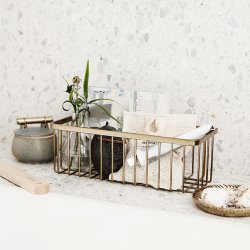 House Doctor Bath Trdkurv - Enkel - Messing