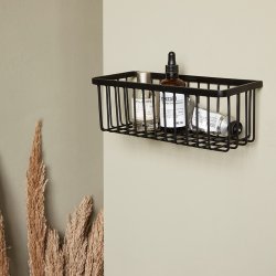 House Doctor Bath Trdkurv - Enkel - Sort