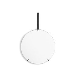 Moebe Rund Vgspejl 30cm - Sort