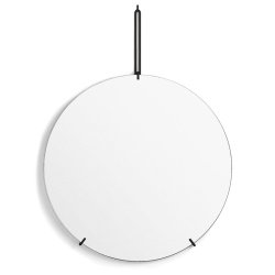 Moebe Rund Vgspejl 70cm - Sort