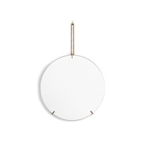 Moebe Rund Vgspejl 30cm - Messing