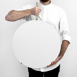 Moebe Rund Vgspejl 50cm - Messing