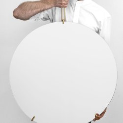 Moebe Rund Vgspejl 70cm - Messing