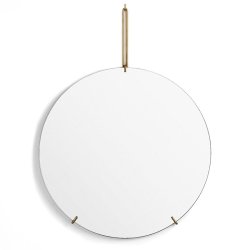 Moebe Rund Vgspejl 70cm - Messing