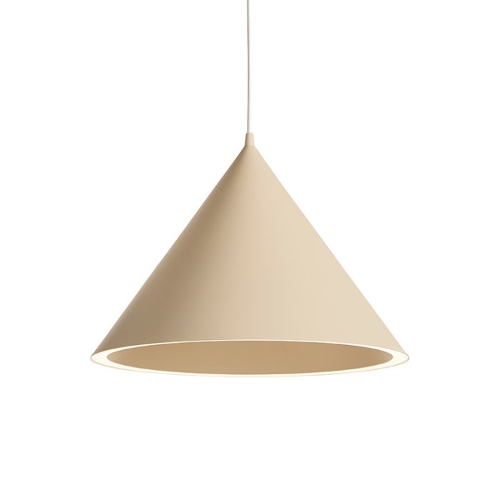 Woud Annular Pendel - Stor - Beige