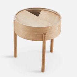 Woud Arc Sidebord - Olieret Eg