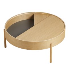 Woud Arc Sofabord - 89 cm - Oileret Eg