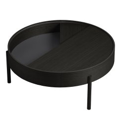 Woud Arc Sofabord - 89 cm - Sort Ask