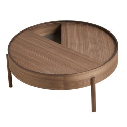 Woud Arc Sofabord - 89 cm - Valnd